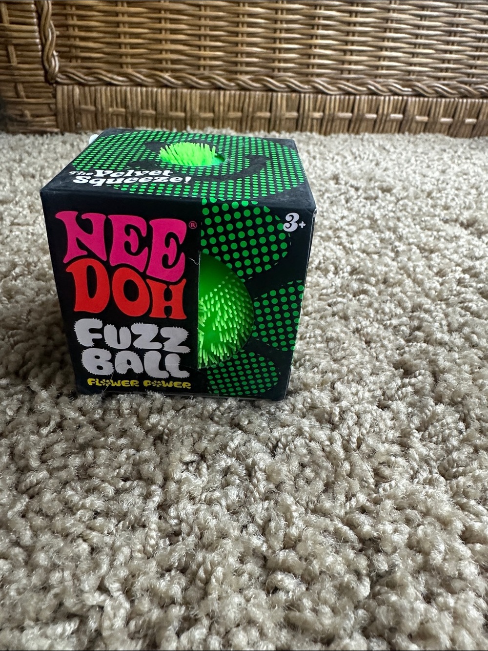 Fuzz Ball Sensory Toy - Green
